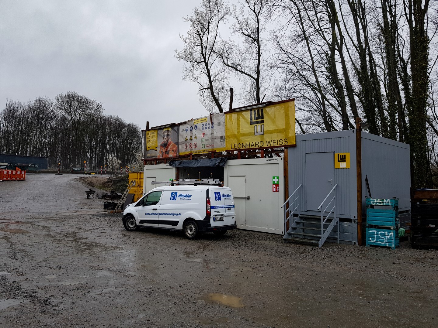allesklar Gebaeudereinigung Containerreinigung Baucontainerreinigung Lorsch