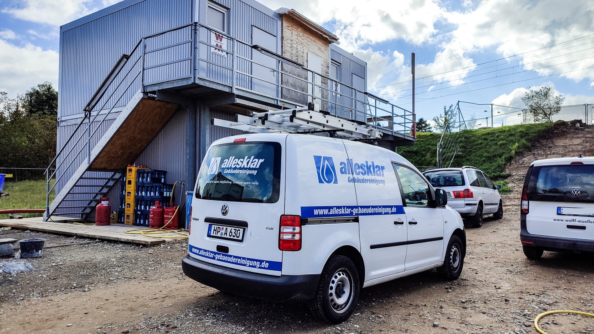 allesklar Gebaeudereinigung Containerreinigung Baucontainerreinigung Mannheim