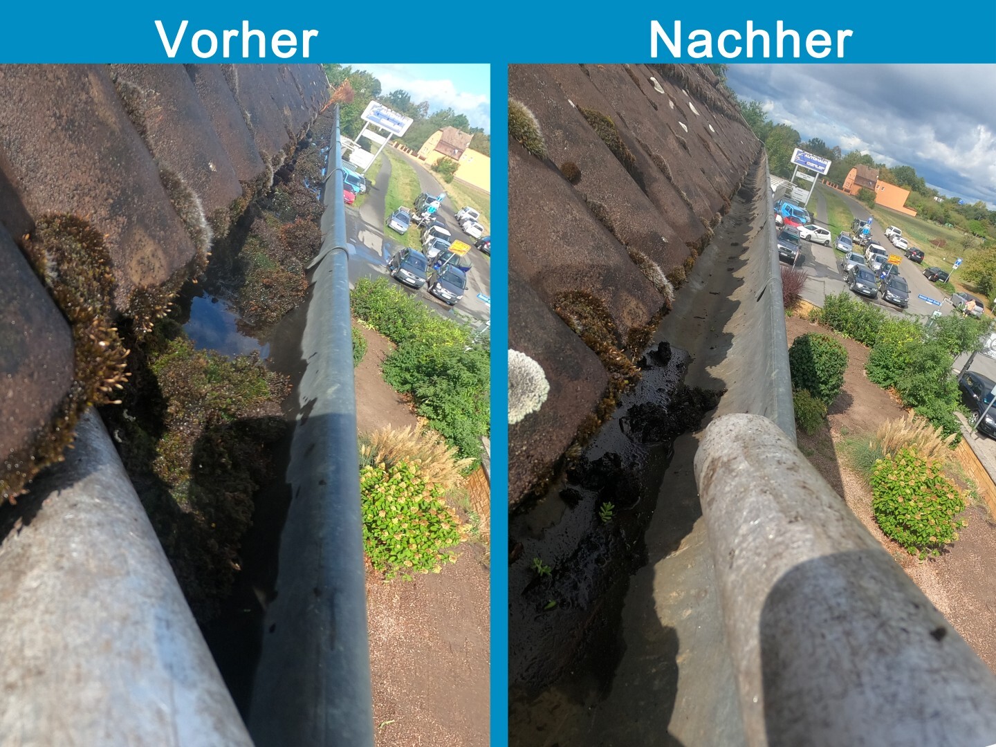 allesklar Gebaeudereinigung Dachrinnenreinigung Regenrinnenreinigung Weinheim