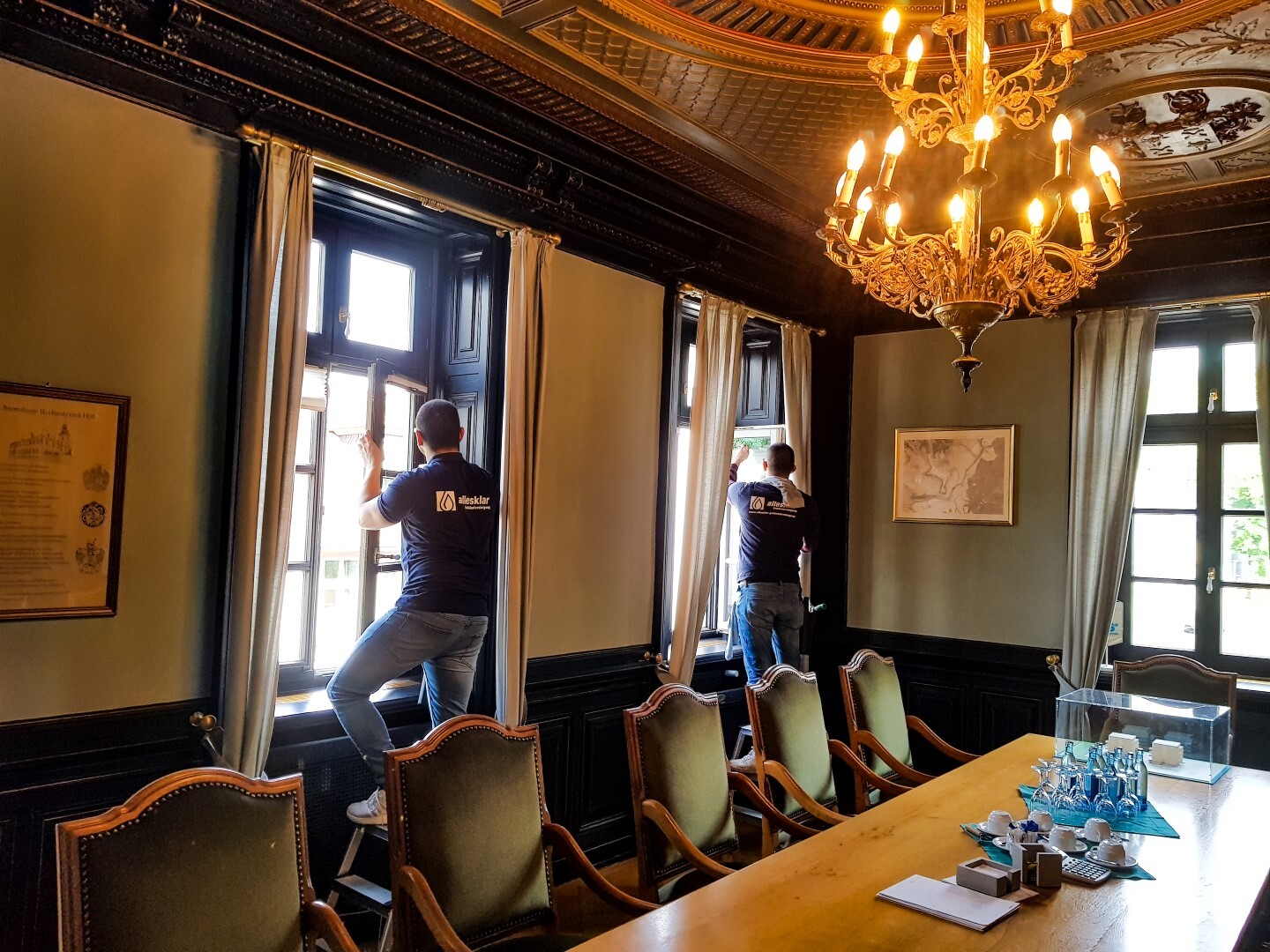 allesklar Gebaeudereinigung Fensterreinigung Fensterrahmenreinigung Viernheim