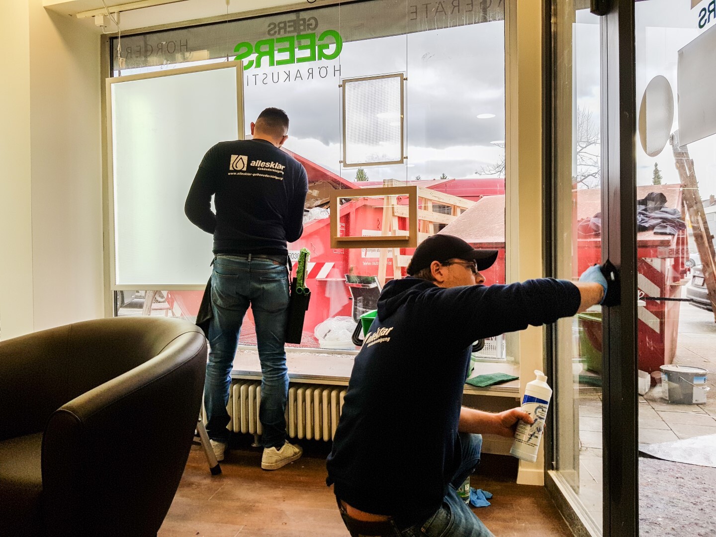 allesklar Gebaeudereinigung Glasreinigung Schaufensterreinigung Weinheim