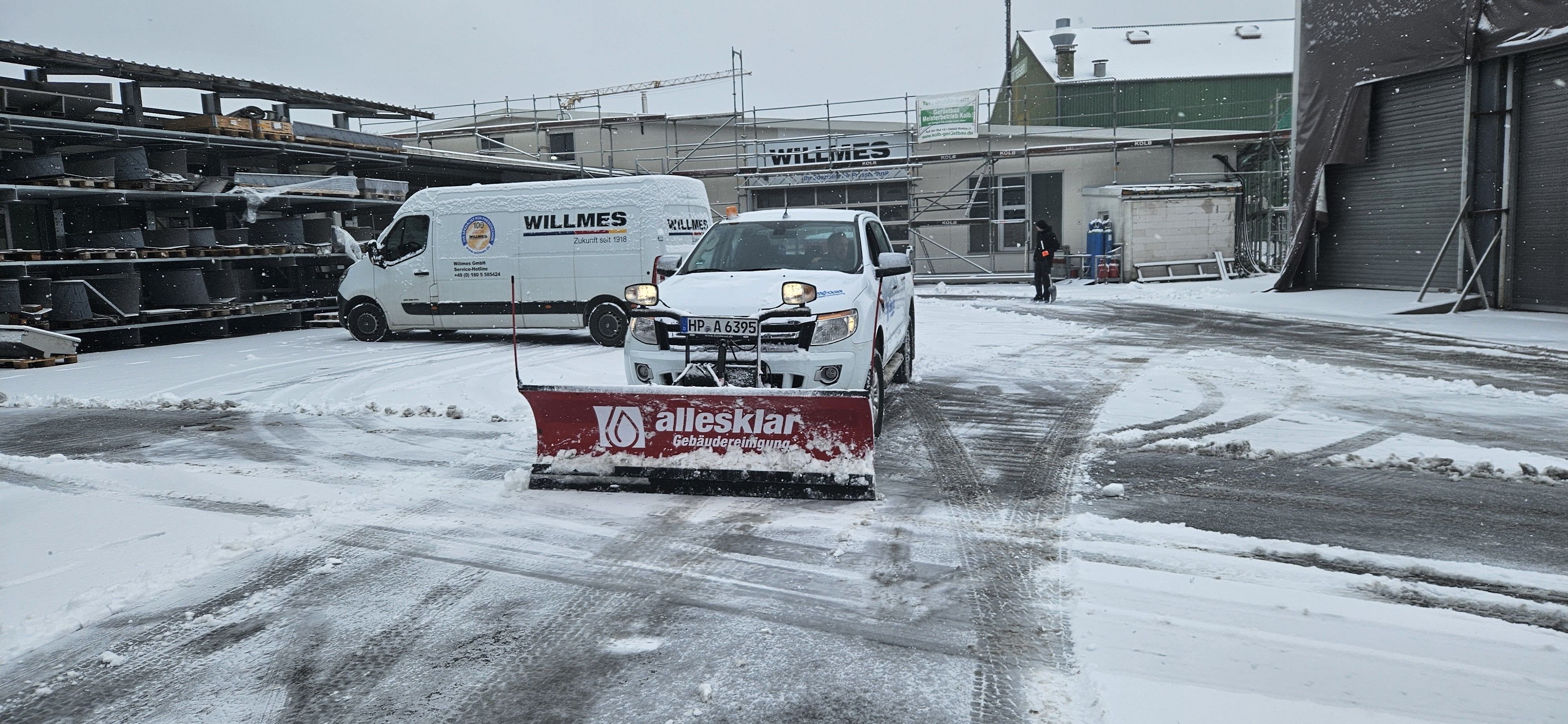 allesklar Gebaeudereinigung Winterdienst und Schneeräumung Laudenbach