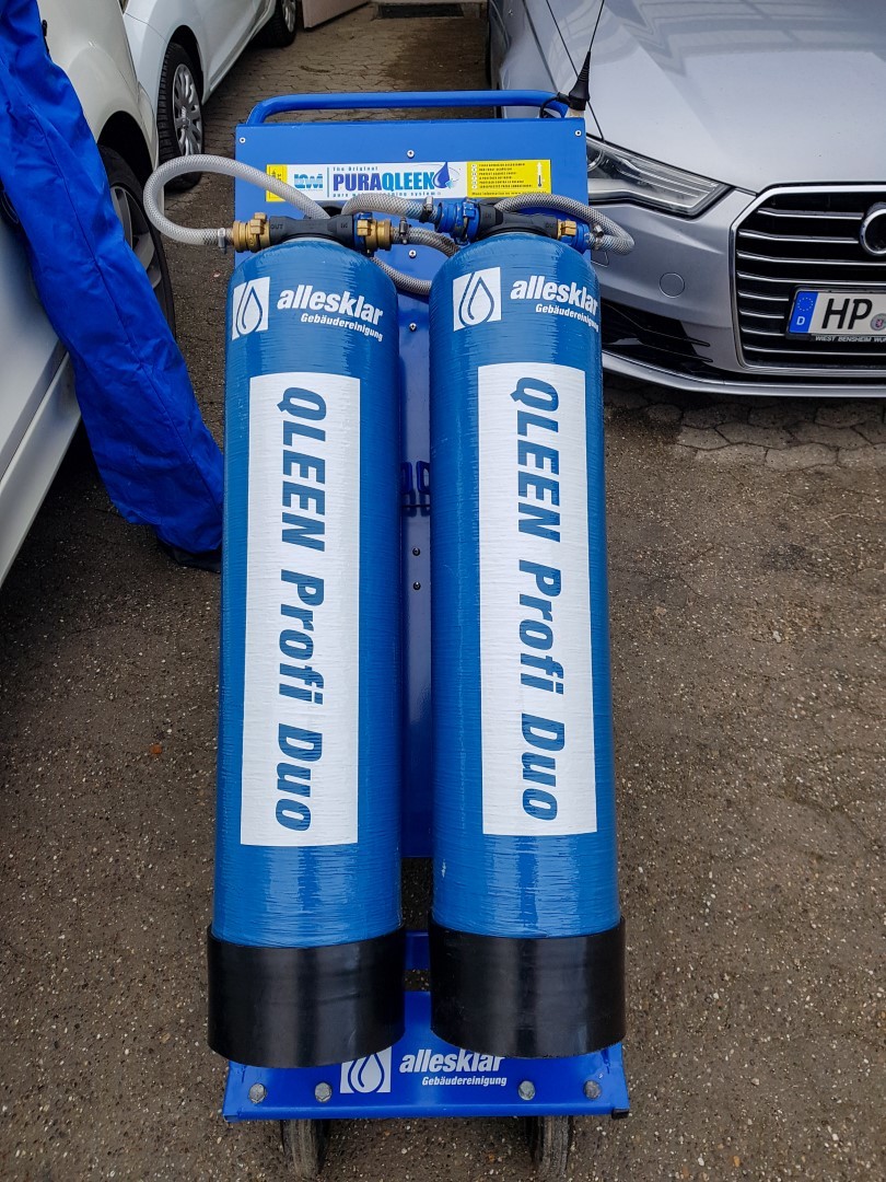 allesklar Gebaeudereinigung Osmose Reinigung Reinwasser Osmose Verfahren Hemsbach